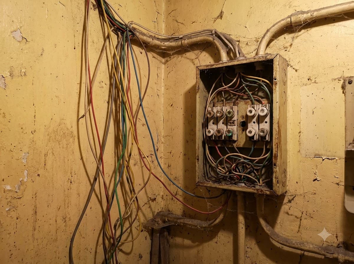 Zustand vor der Elektro-Modernisierung